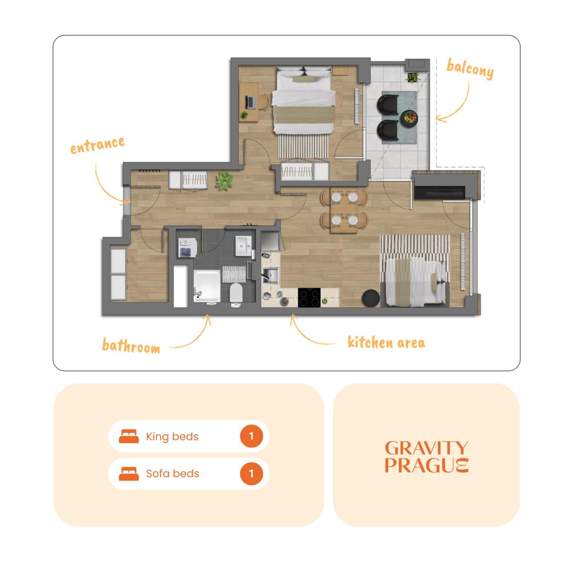 Design Apartment - Balcony, Free Parking, Yoga, 10 Mins To Center, By Gravity Prague Exterior photo
